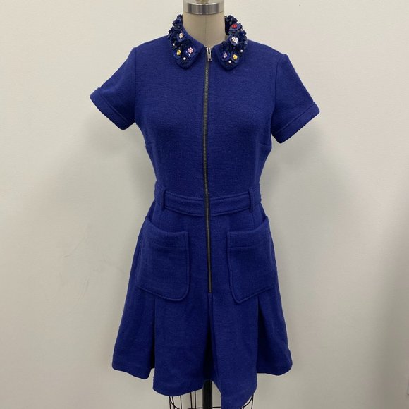 MANOUSH Dress 38 Blue like new - Picture 1 of 5